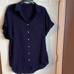 Navy Blue Women’s Tunic Shirt